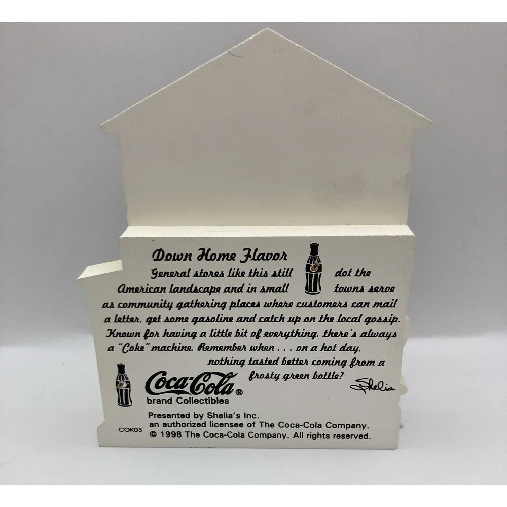 Shelia s Mini House Accessory - Post Office General Store w Coca Cola Sign W/Box